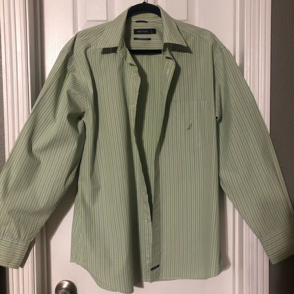 Nautica mens dress shirt size large